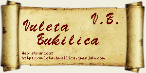 Vuleta Bukilica vizit kartica